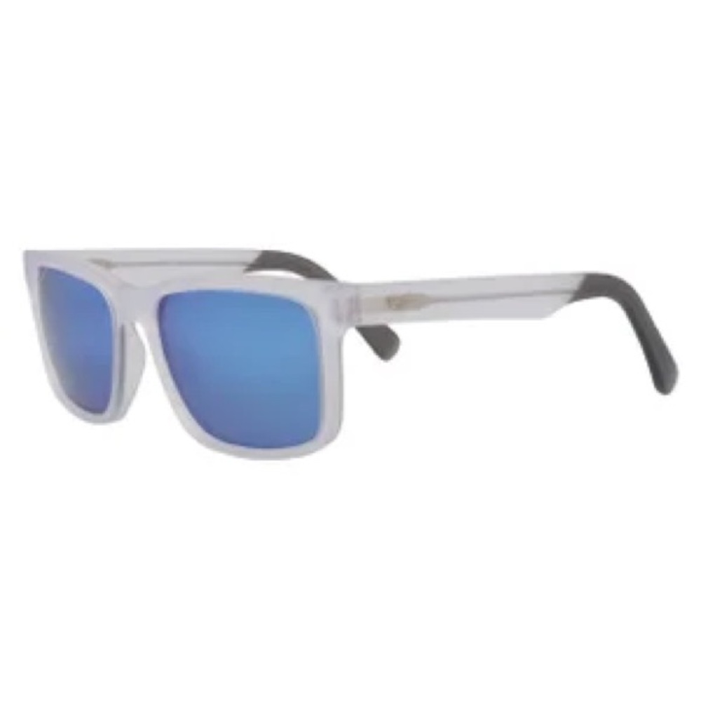 Maui Jim Stone Shack Clear Frame Blue Lens Sunglasses for Men